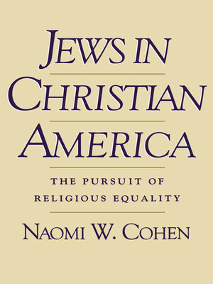 cover image of Jews in Christian America